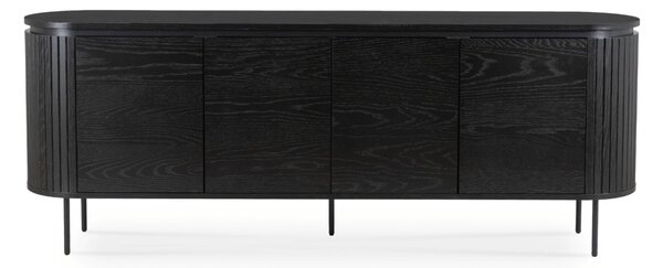 Komód 200 cm, fekete színben BECK
