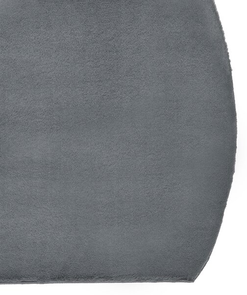 Szőnyeg TANGRA Sötétszürke 80 x 300 cm