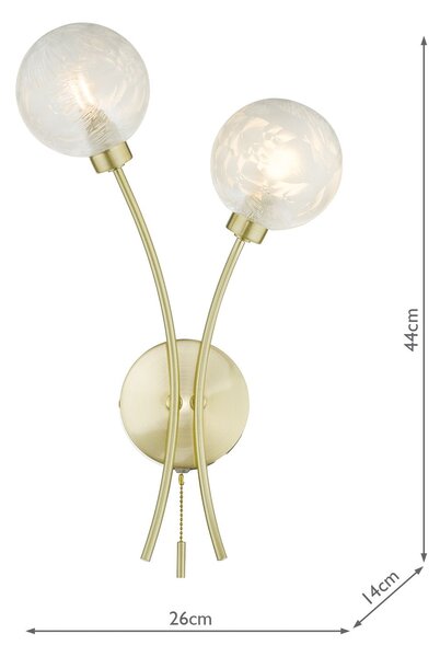 Dar lighting modern fali lámpa avari sárgaréz darava0941