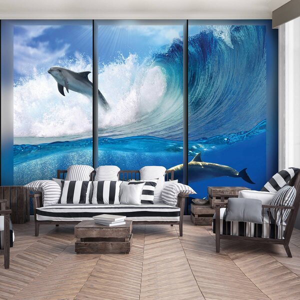 Fotótapéta - Delfinek (152,5x104 cm)