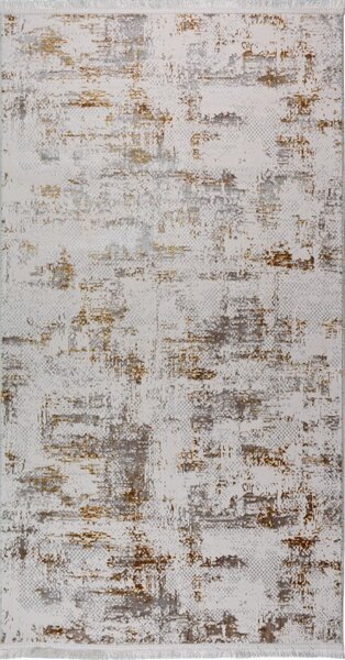 Krémszínű-aranyszínű mosható szőnyeg 80x200 cm Gold – Vitaus
