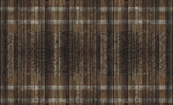 Fotótapéta - Textúra a fa táblák (152,5x104 cm)