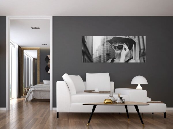 Egy nő képe (120x50 cm)