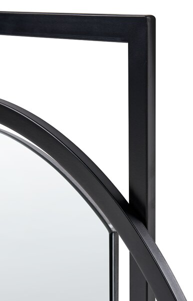 Falitükör AUXY 78 cm 70 cm Fém Fekete