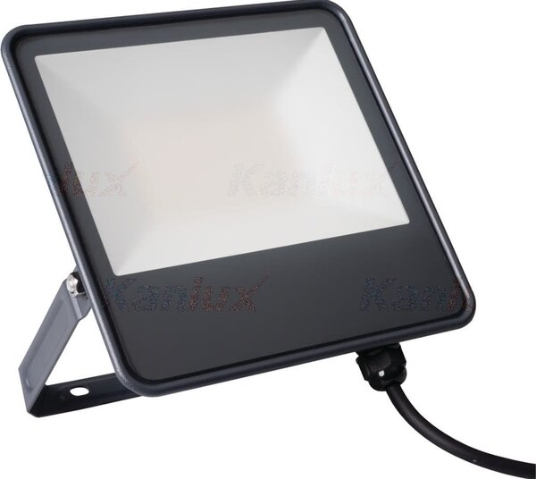 Kanlux Led Reflektor - IP65, 50 Watt, Természetes Fehér, Fekete