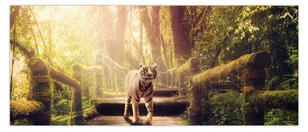 Tigris a dzsungelben képe (120x50 cm)