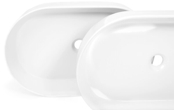 Rea Nadia, asztali mosogató 610x385x120mm, fehér matt, REA-U9657