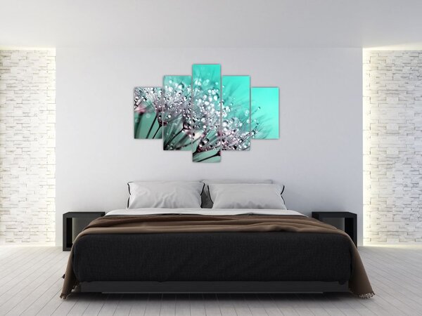 Kép - harmatos növény (150x105 cm)