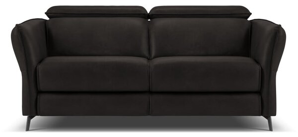 Fekete bőr kanapé 103 cm Hubble – Windsor & Co Sofas