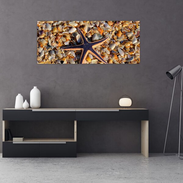 Egy tengeri csillag képe (120x50 cm)