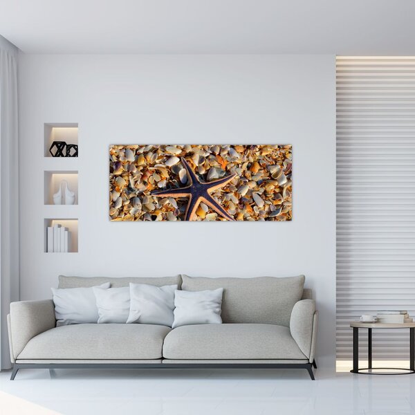 Egy tengeri csillag képe (120x50 cm)