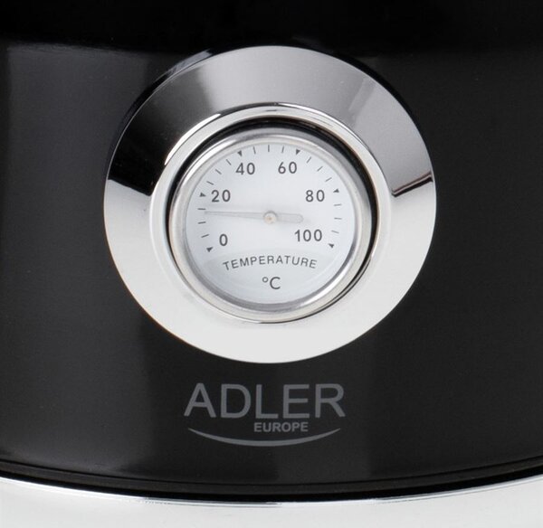 Adler AD 1346 1,7L Vízforraló Fekete - STRIX Biztonsági Rendszerrel