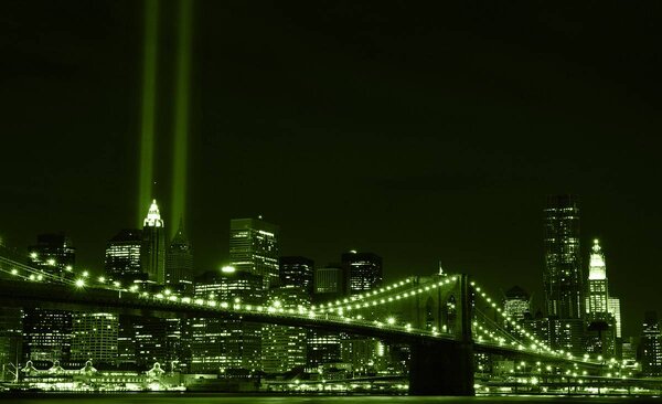 Fotótapéta - New York Brooklyn Bridge City (152,5x104 cm)