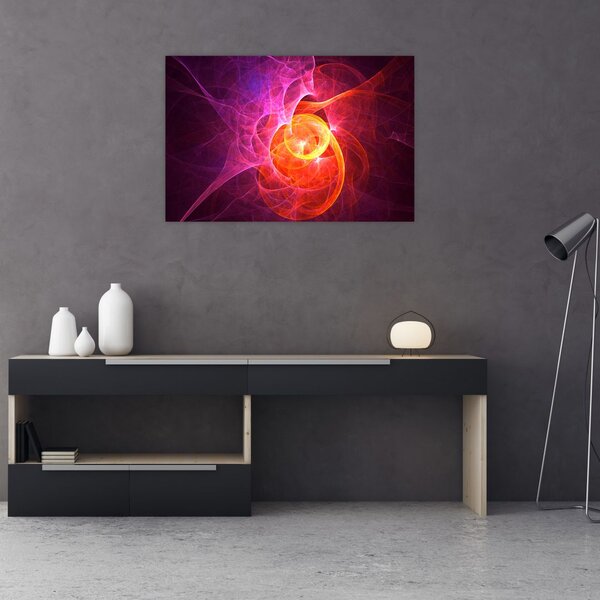 Modern absztrakt kép (90x60 cm)