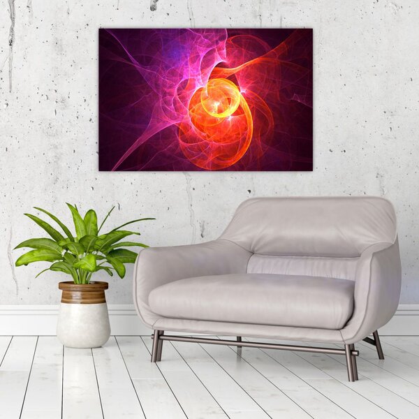 Modern absztrakt kép (90x60 cm)