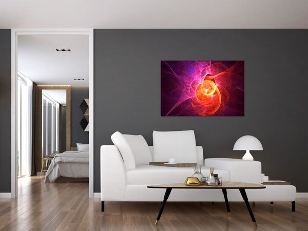 Modern absztrakt kép (90x60 cm)