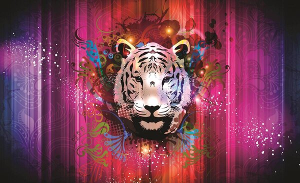 Fotótapéta - Tigris (152,5x104 cm)