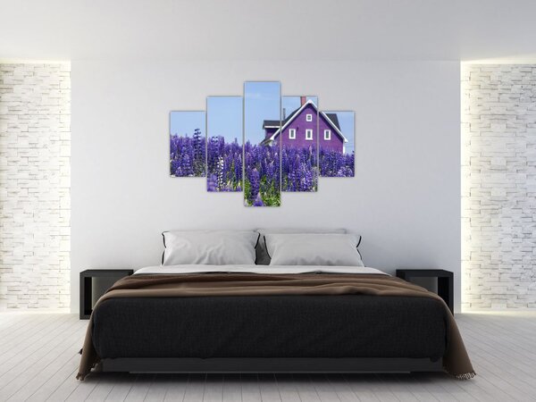 Levandula mező képe (150x105 cm)