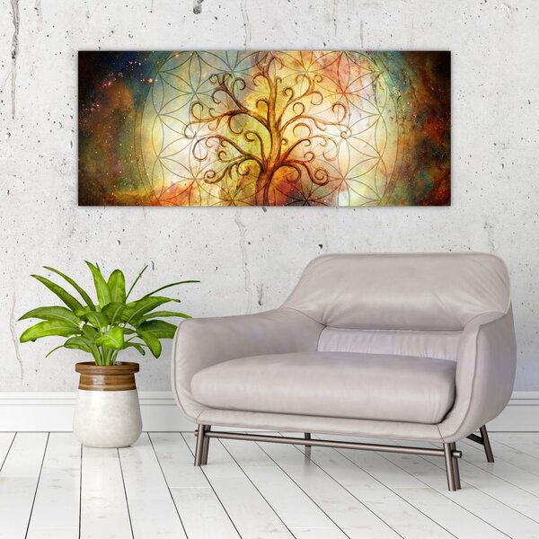 Absztrakt kép fáról (120x50 cm)