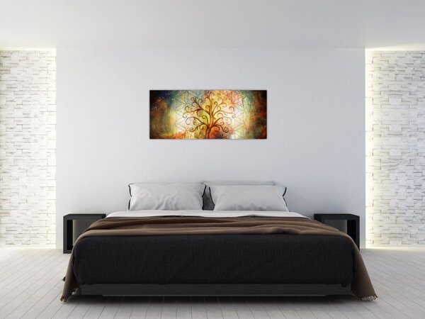 Absztrakt kép fáról (120x50 cm)