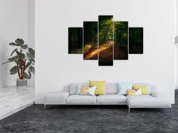 Erdei út képe (150x105 cm)