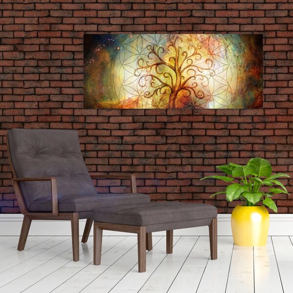 Absztrakt kép fáról (120x50 cm)