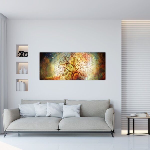 Absztrakt kép fáról (120x50 cm)
