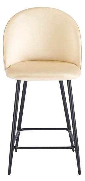 Set scaune de bar, 2 buc, Perch, Pako, Crem 50x53x99 cm