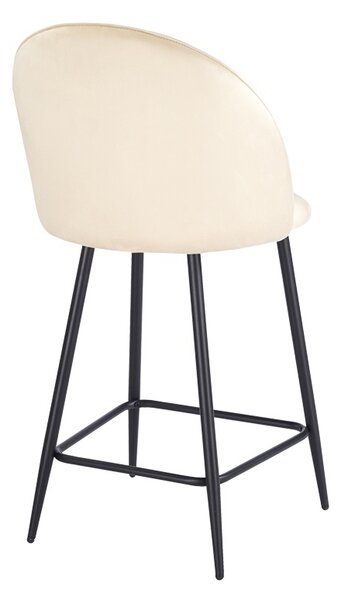 Set scaune de bar, 2 buc, Perch, Pako, Crem 50x53x99 cm