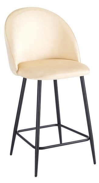 Set scaune de bar, 2 buc, Perch, Pako, Crem 50x53x99 cm