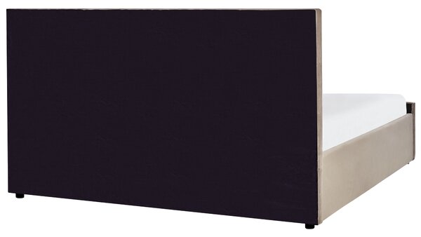 Ágyneműtartós ágy AMIENS Bársony Tópszín 180 x 200 cm