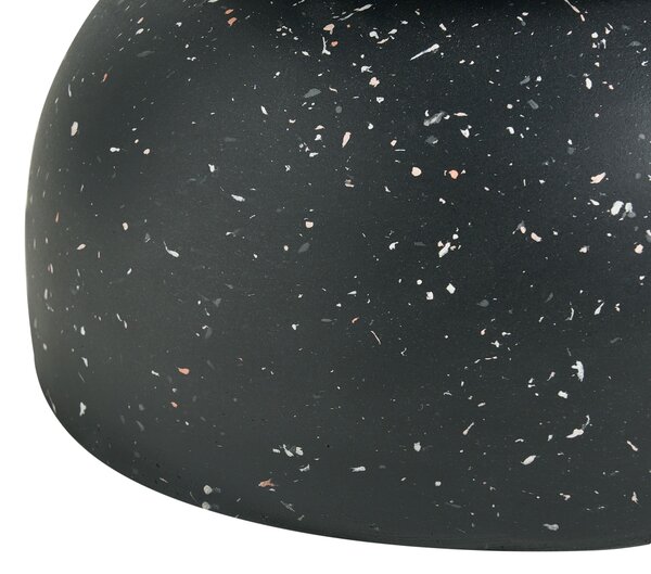 Kisasztal FALIRO 37 cm 37 cm Terrazzo hatású Fekete terrazzo