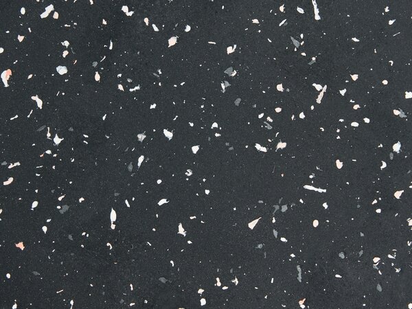 Kisasztal FALIRO 37 cm 37 cm Terrazzo hatású Fekete terrazzo