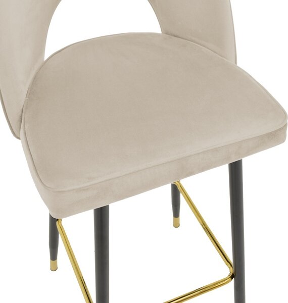 Set scaune de bar, 2 buc, Casenio, Pako, Bej 48x50x107 cm
