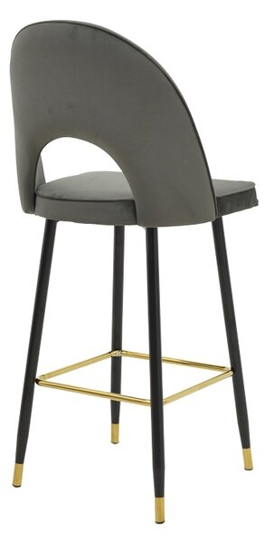 Scaun de bar Casenio Pako Antracit 48x50x107 cm