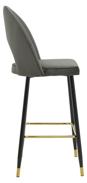 Scaun de bar Casenio Pako Antracit 48x50x107 cm