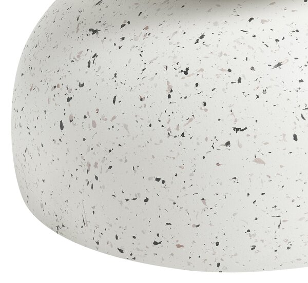 Kisasztal FALIRO 37 cm 37 cm Terrazzo hatású Törtfehér