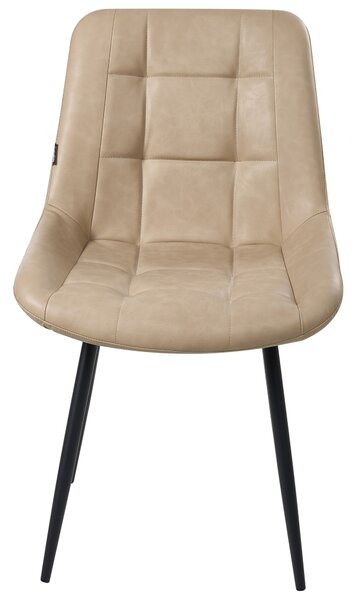 Étkezőszék kétdarabos szettben MELROSE Műbőr Bézs