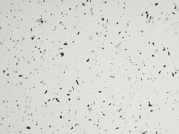 Kisasztal FALIRO 37 cm 37 cm Terrazzo hatású Törtfehér