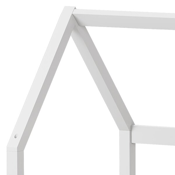 Pat montessori, Bambie, Pako, Alb 77x145x136 cm