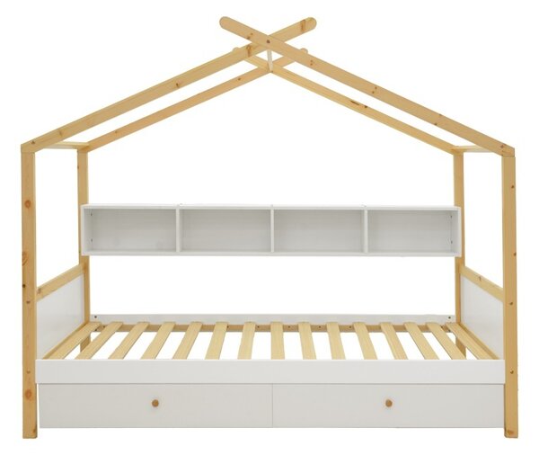 Pat montessori, Discovery Montessori, Pako, Alb 97x195x140 cm