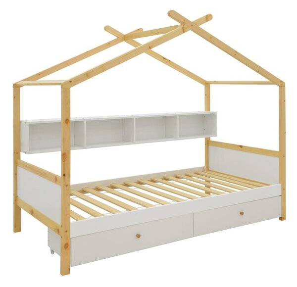 Pat montessori, Discovery Montessori, Pako, Alb 97x195x140 cm