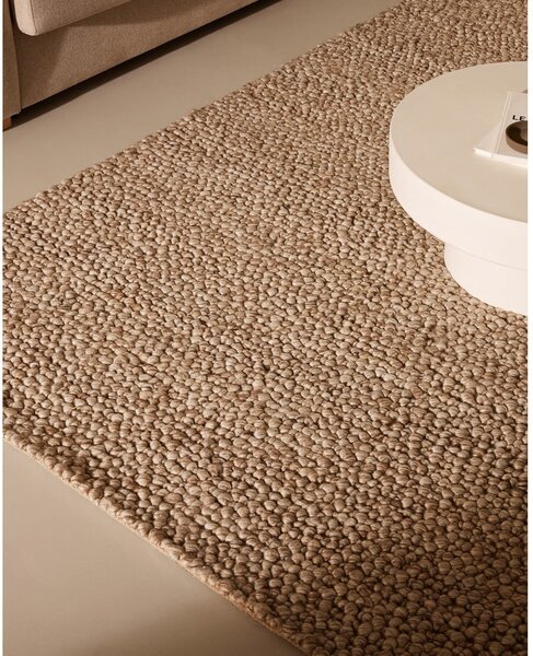 Bézs gyapjú szőnyeg 200x300 cm Lubrin – Kave Home
