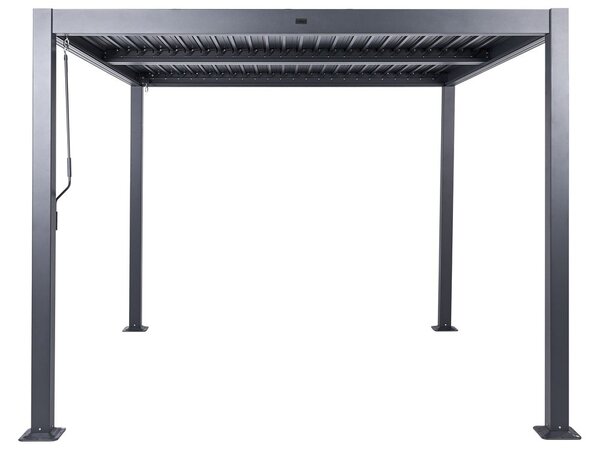 Pavilon FORNOLI Fém 296 cm 296 cm Fekete