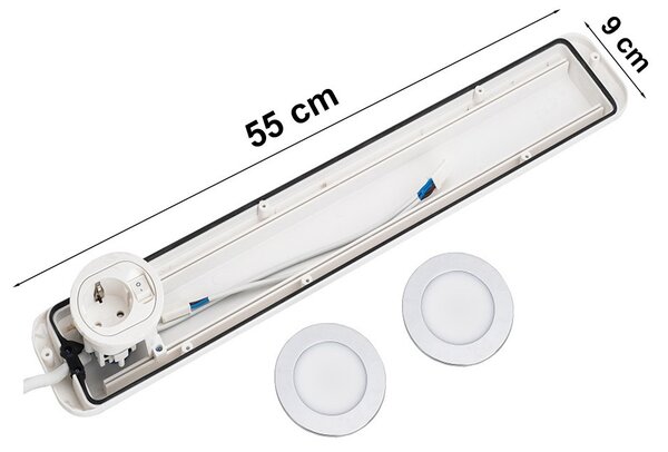 Led spot lámpa kerettel