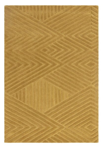 Okkersárga gyapjú szőnyeg 120x170 cm Hague – Asiatic Carpets