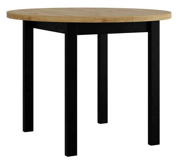 Asztal Victorville 355, 76cm, Artisan tölgy, Fekete