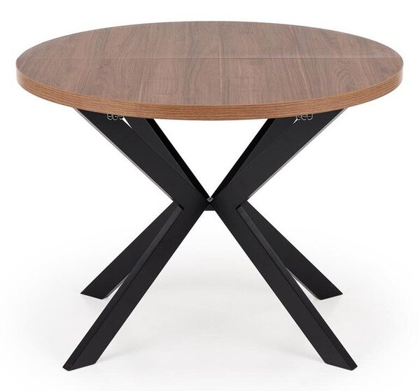 Asztal Houston 1495, 76cm, Fekete, Dió