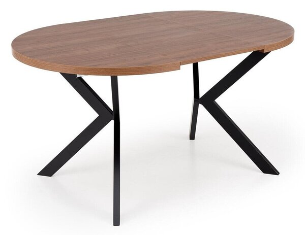 Asztal Houston 1495, 76cm, Fekete, Dió