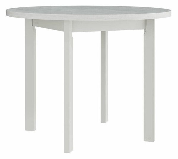 Asztal Victorville 375, 76cm, Fehér, Bükkfa